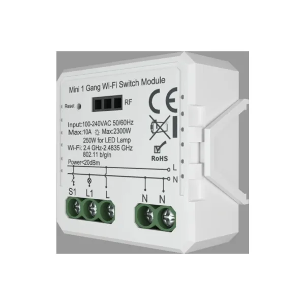 Wi-Fi реле Relay RL1001-SM