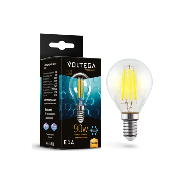 Лампочка светодиодная Globe E14 9W Graphene 7222