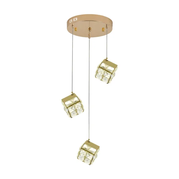 Светильник подвесной Indigo Radioso V000134L 12048/3P Gold
