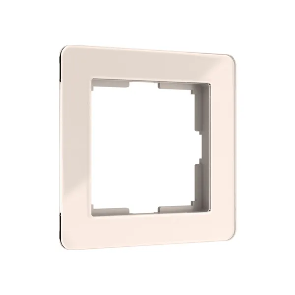 Рамка Werkel Acrylic айвори W0012743/ Рамка на 1 пост Acrylic (айвори)