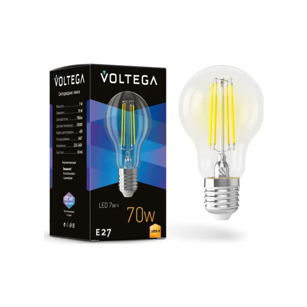 Светодиодная лампочка General purpose bulb E27 7W Voltega 7225
