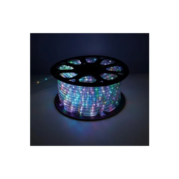 Светодиодная лента Feron LED-R2W, 24 шт/м, 1 Вт/м, 220 В, IP65, RGB, 10 мм, 50 м 41031