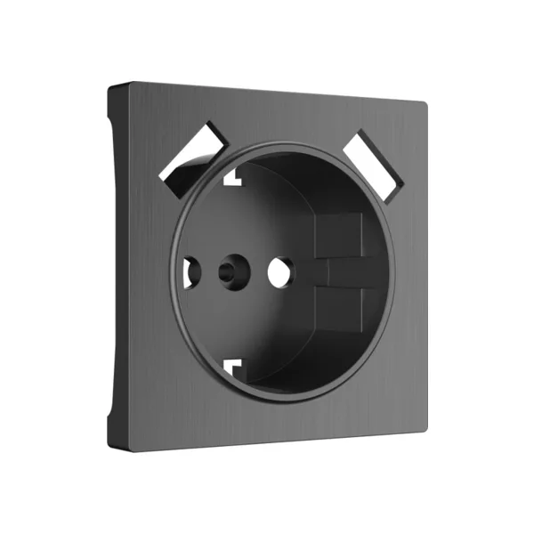 Werkel W1179504/ Накладка для розетки USB (графит рифленый)