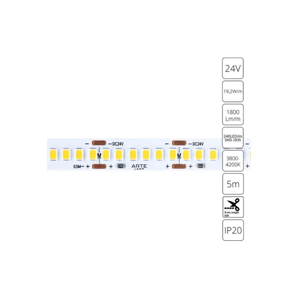 Светодиодная лента Arte Lamp Tape A2424010-02-4K