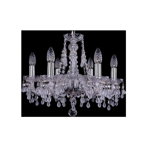 Подвесная люстра Bohemia Ivele Crystal 1410 1410/6/160/Ni/V0300