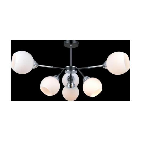 Потолочная люстра ILLUMICO IL0715-6CSQ-24 BK CR LIBRA