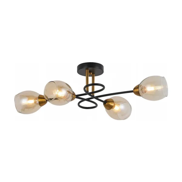 Потолочная люстра ILLUMICO IL8263-4COU-79 BK GD Celeste