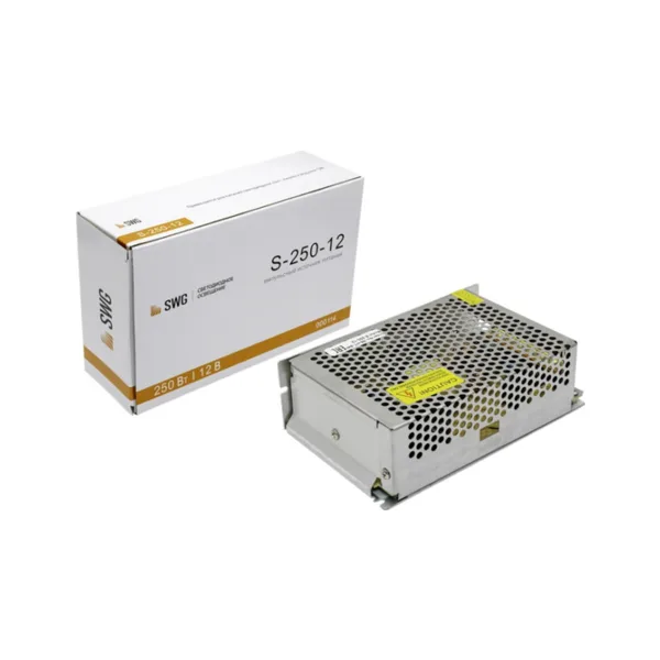 Блок питания для светодиодной ленты SWG Standard S S-250-12