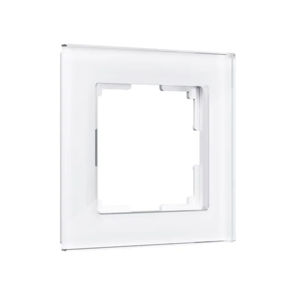 Рамка Werkel W0011101/ Рамка на 1 пост Favorit (белый,стекло)