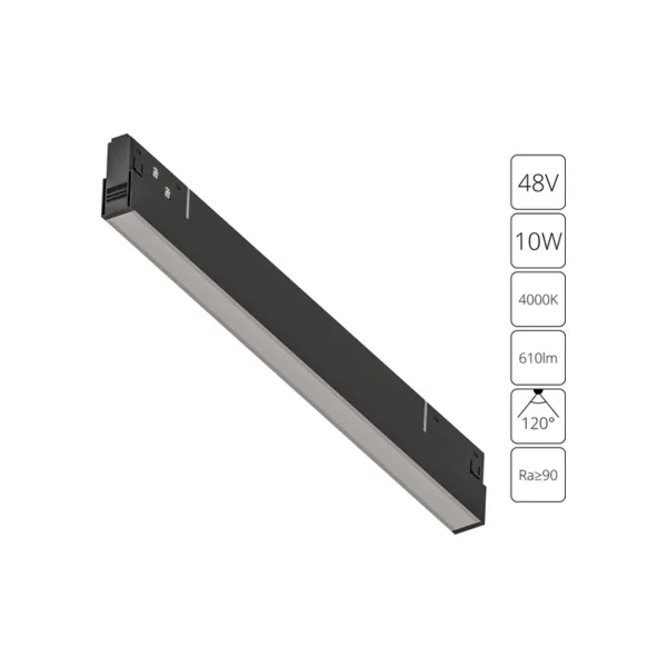 Трековый светильник Arte Lamp Expert A5722PL-1BK