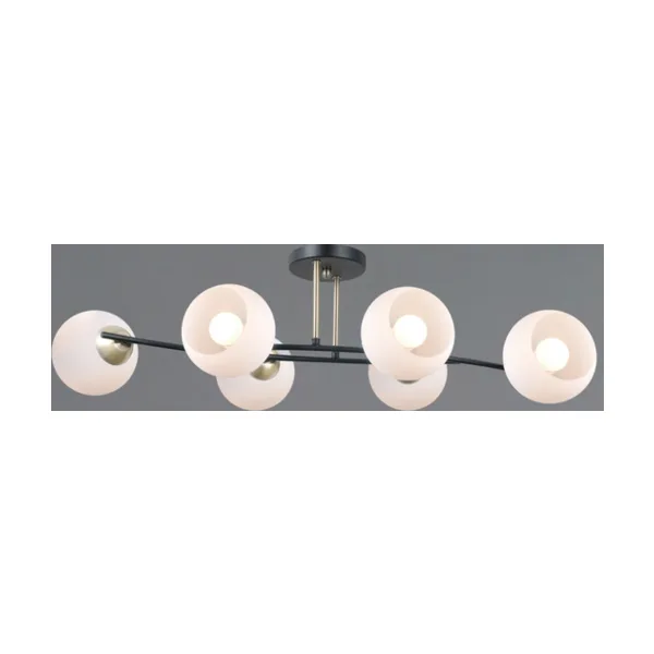 Потолочная люстра ILLUMICO IL0798-6CSQ-25 BK AB TRENTO