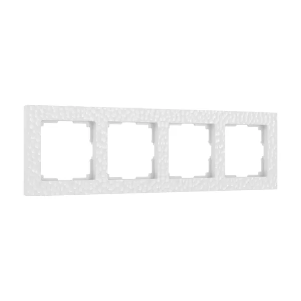 Рамка Werkel W0042401/ Рамка на 4 поста Hammer (белый)