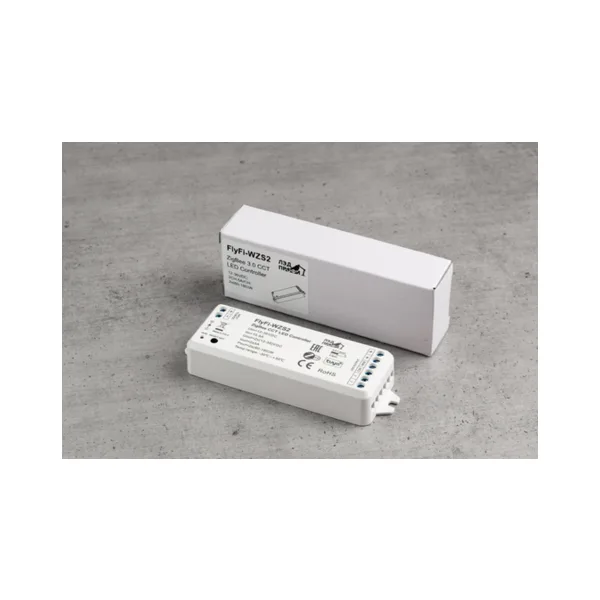 Fly-Fi Диммер/Контроллер WZS2 - 2CH*5A 12-36В DC, Zigbee CCT, CV, пластик, гарантия 5 лет FF-C-WZS2