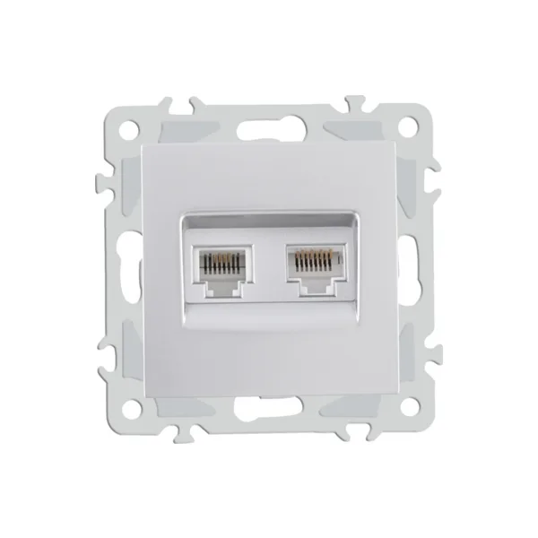 Розетка Arte Milano Am-206 206.44-1.silver