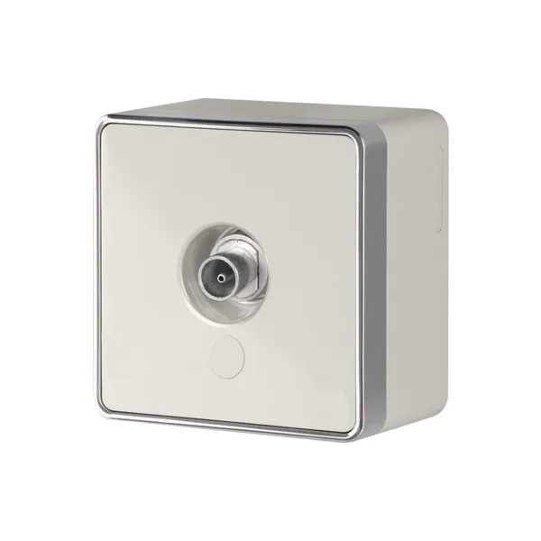 Розетка Werkel Накладные механизмы Gallant слоновая кость W5083003/ ТВ-розетка оконечная Gallant (слоновая кость)
