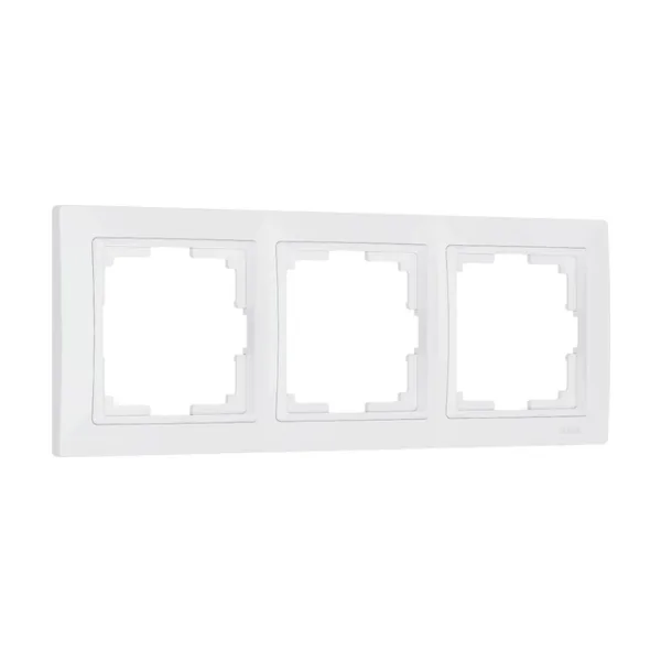 Рамка Werkel W0032001/ Рамка на 3 поста Snabb basic (белый)