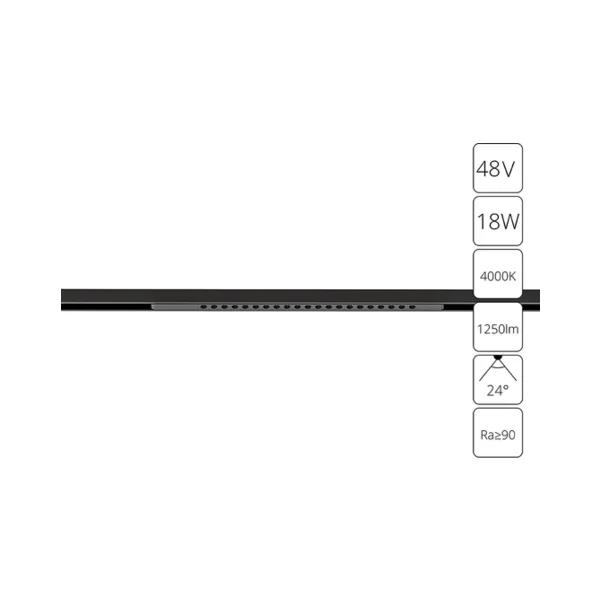 Трековый светильник Arte Lamp Optima A7267PL-1BK