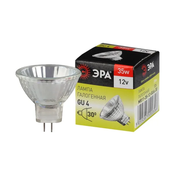 Лампочка галогеновая GU4-MR11-35W-12V-30CL