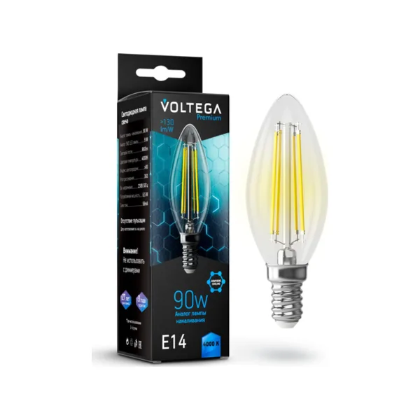 Светодиодная лампочка Candle Graphene Voltega 7135