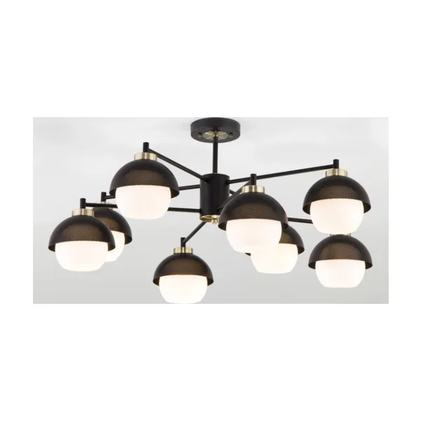 Потолочная люстра Eurosvet Nocciola 70106/8 черный Smart