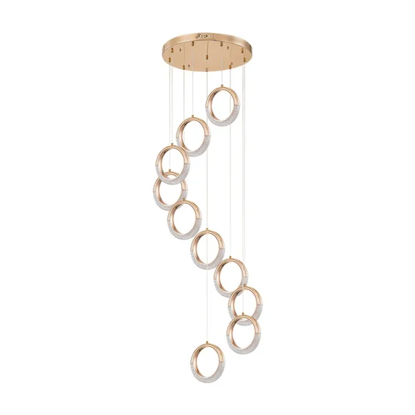 Люстра каскадная Arte Lamp Montana A7777SP-10GO