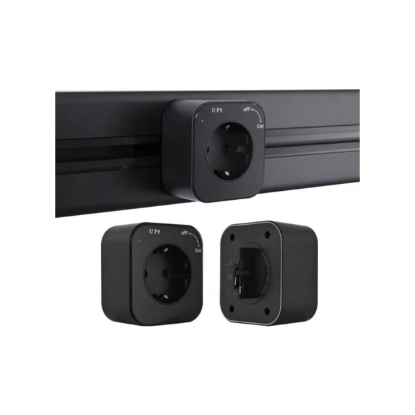 Трековая розетка Arte Milano Am-track-sockets 380022TS/ES Black