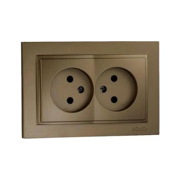 Розетка двойная Mono Electric Despina 102-232305-121