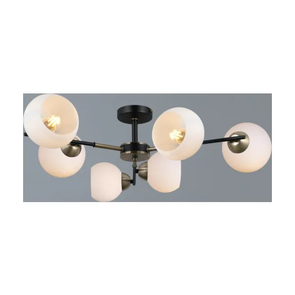 Потолочная люстра ILLUMICO IL0469-6CSQ-24 BK AB LIBRA