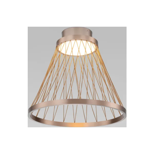 Светильник потолочный Eurosvet Cesta 40018/1 LED коричневый