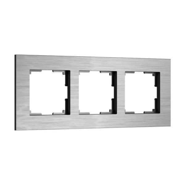 Рамка Werkel W0033506/ Рамка на 3 поста AluMax (алюминий)