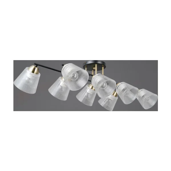Потолочная люстра ILLUMICO IL0845-8CSQ-25BKAB ELITE