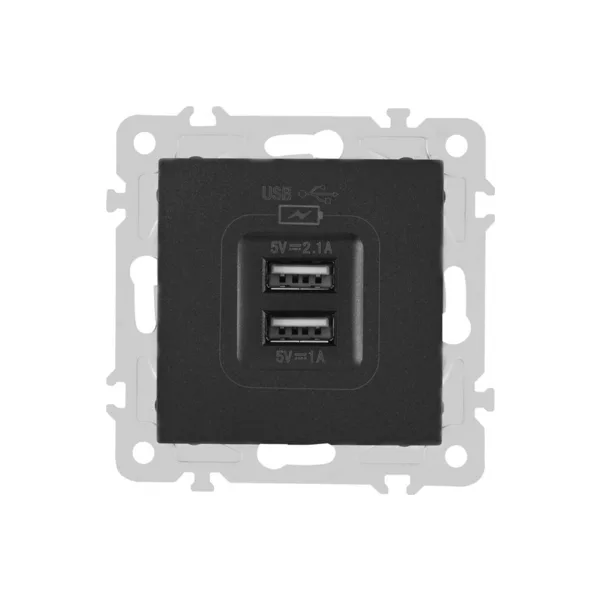 Розетка Arte Milano Am-206 206.46-1.black