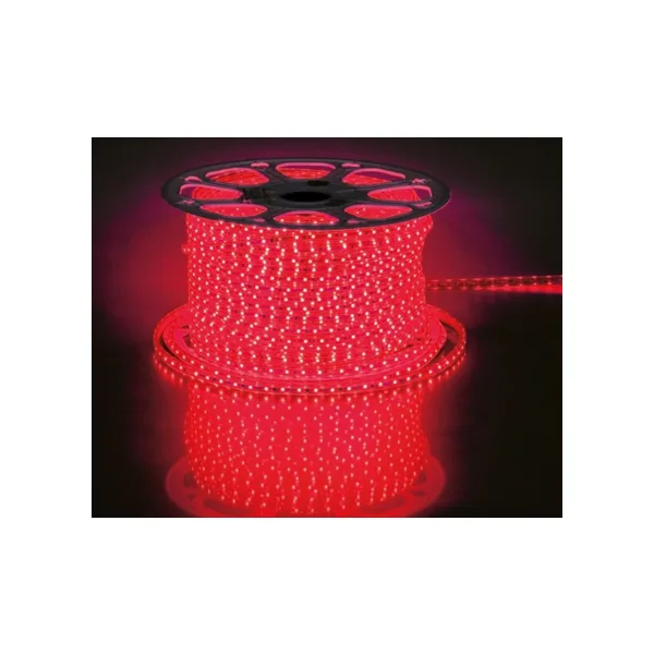 Светодиодная лента Feron LS704 2835, 60 шт/м, 4 Вт/м, 220 В, IP68, красный, 13 мм, 100 м 26239