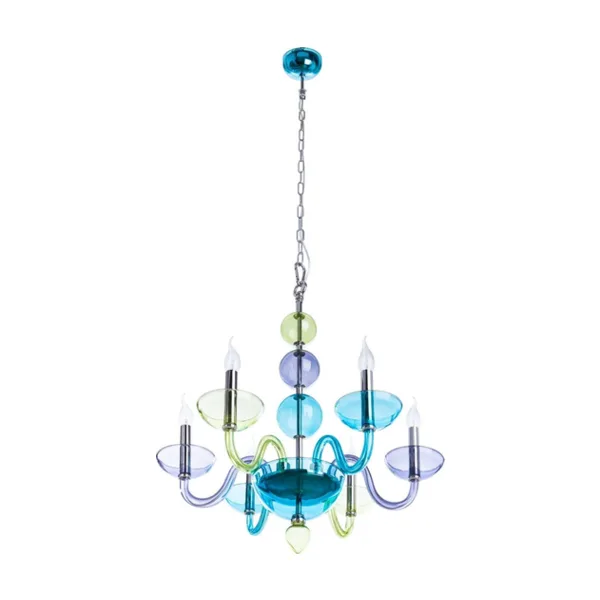 Люстра разноцветная Letizia 1156/02 LM-6 Divinare
