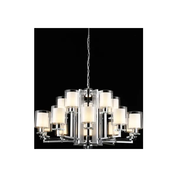 Подвесная люстра iLamp King RM6201-10+5 CR+CL