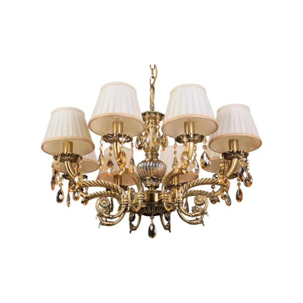 Подвесная люстра Abrasax Sylvia L.8110-8BR CRISTAL-SHADE