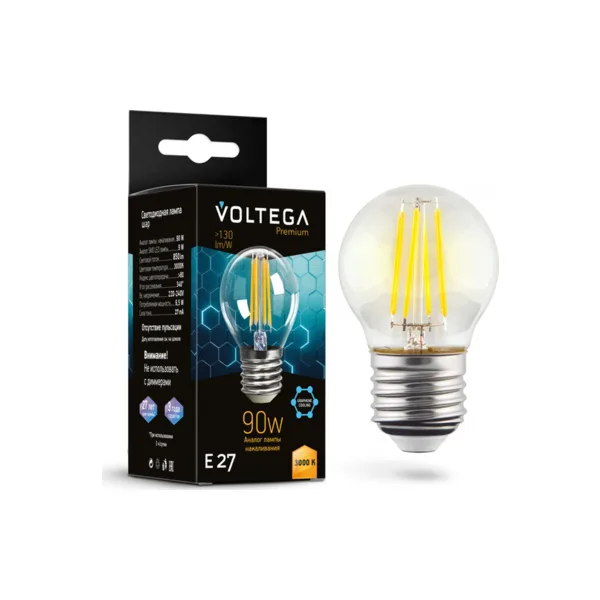 Лампочка светодиодная Globe E27 9W Graphene 7224