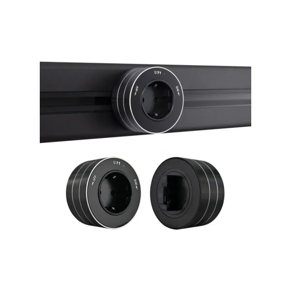 Трековая розетка Arte Milano Am-track-sockets 380011TS/ES Black