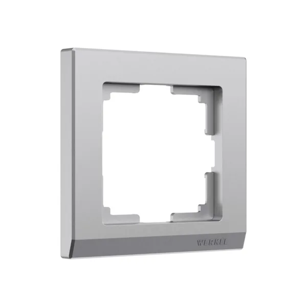 Рамка Werkel W0011865/ Рамка на 1 пост Stark (серебряный матовый)
