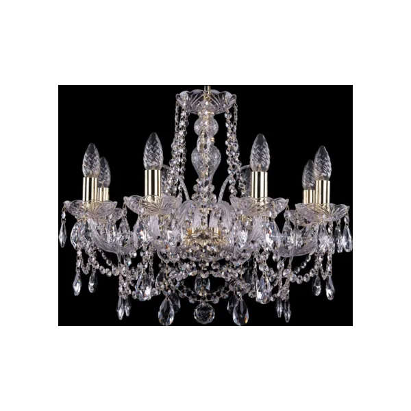 Подвесная люстра Bohemia Ivele Crystal 1411 1411/8/195/G