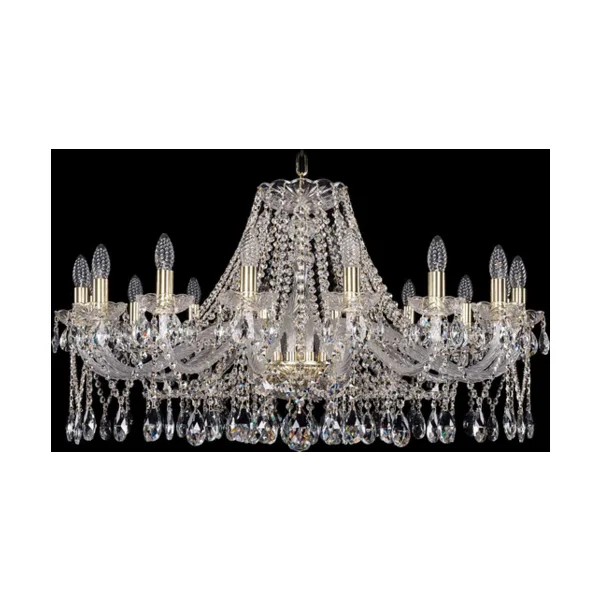 Подвесная люстра Bohemia Ivele Crystal 1413 1413/16/360/G