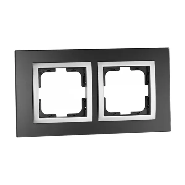 Рамка на 2 поста Mono Electric Style Glass 107-720000-161