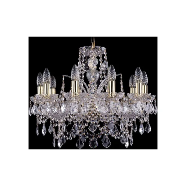 Подвесная люстра Bohemia Ivele Crystal 1411 1411/10/195/G/Leafs