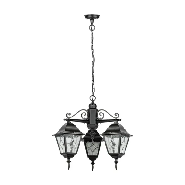 Уличный светильник подвесной QUADRO M lead GLASS 79970MlgW/3 Bl