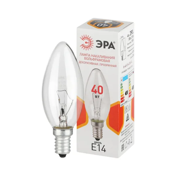 Лампочка накаливания B-40-E14-230-CL