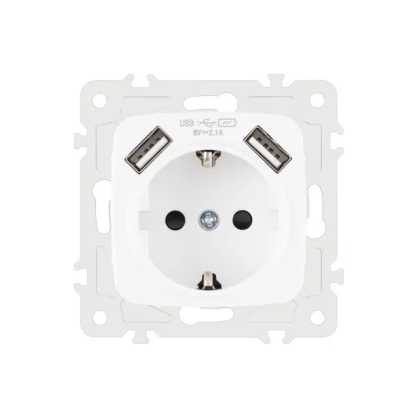 Розетка Arte Milano Am-205 205.47-1.white