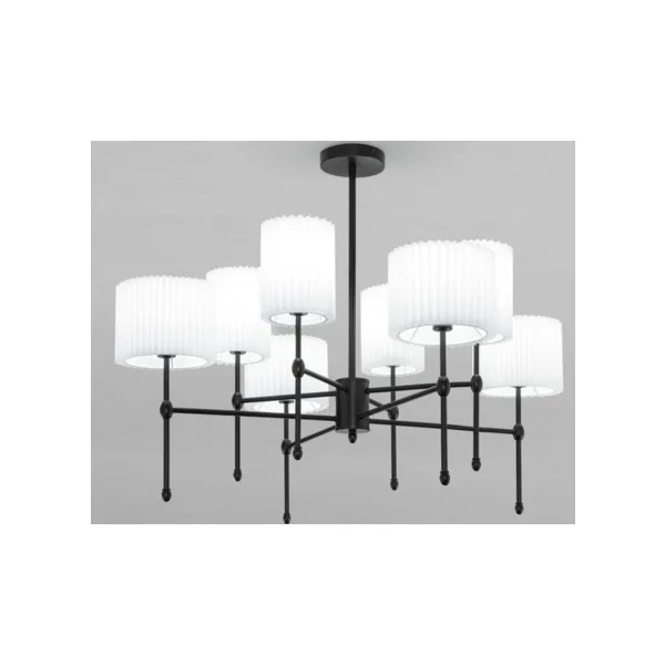 Потолочная люстра Eurosvet Notturno 60162/8 черный Smart