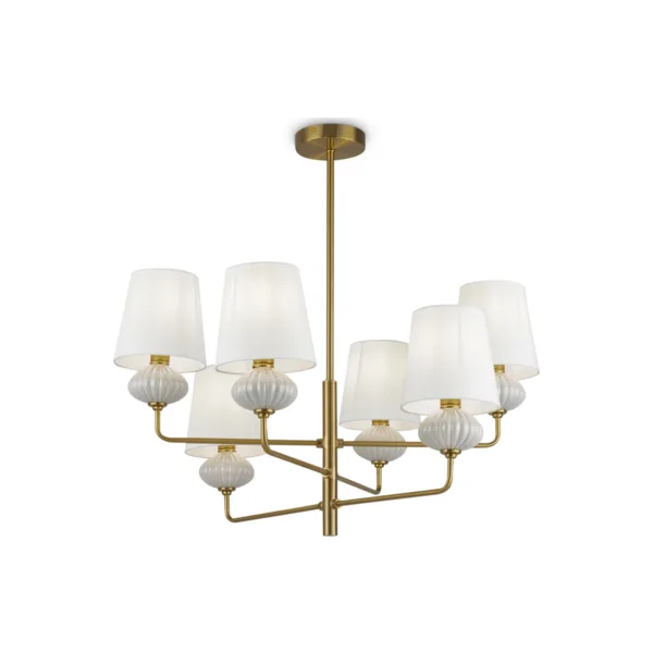 Люстра на штанге Freya Ceramics FR2029PL-06BS