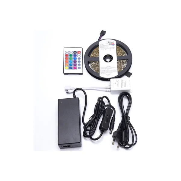 Светодиодная лента Feron LS606 5050, 60 шт/м, 14 Вт/м, 12 В, IP20, RGB, 10 мм, 5 м 27706