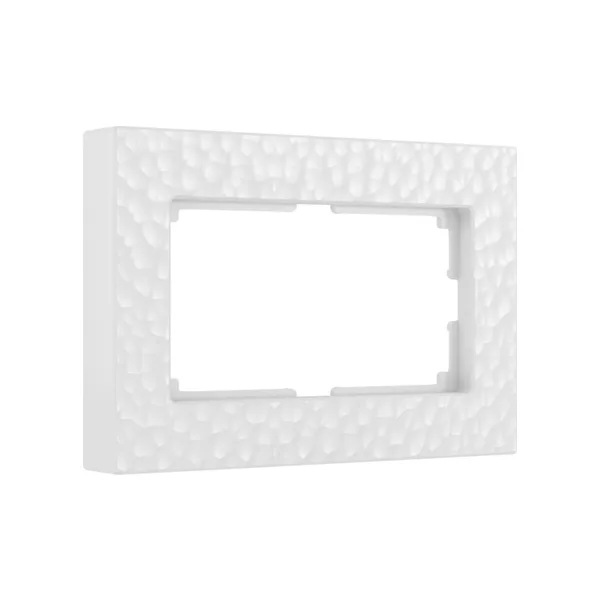 Рамка Werkel W0082401/ Рамка для двойной розетки Hammer (белый)